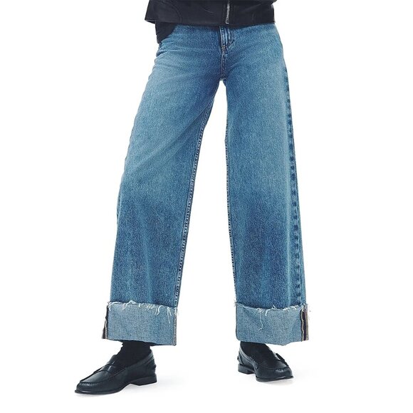 NWT $270 Rag & Bone Sofie Cuffed Crop Jeans Size 25 - Picture 1 of 10